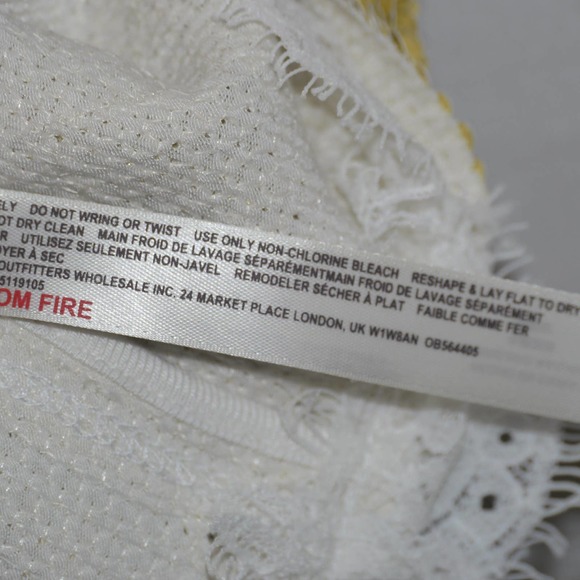 Free People Gold/ Ivory Seeing Double Sequin Dress Size S - Picture 15 of 15